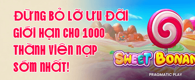 Thưởng Chào Mừng Thành Viên Mới 100% promotional banner